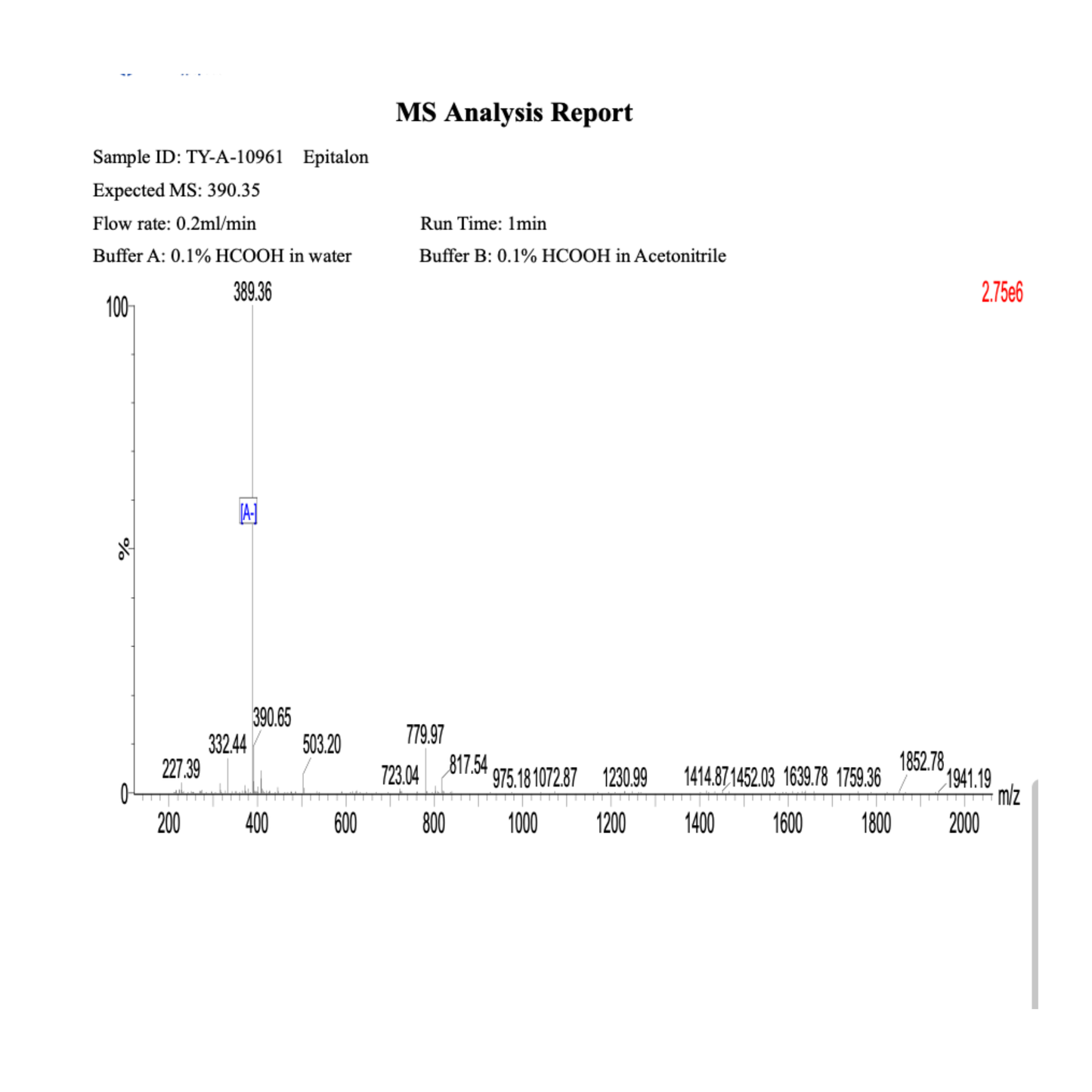 Epitalon 10MG : Research Only