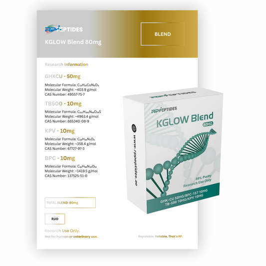 KGLOW Blend 80mg: Research Only