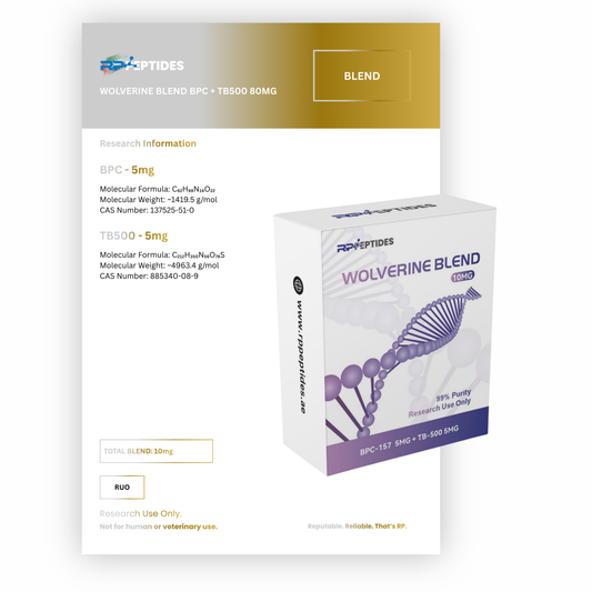 WOLVERINE BLEND BPC + TB500 10MG : Research Only